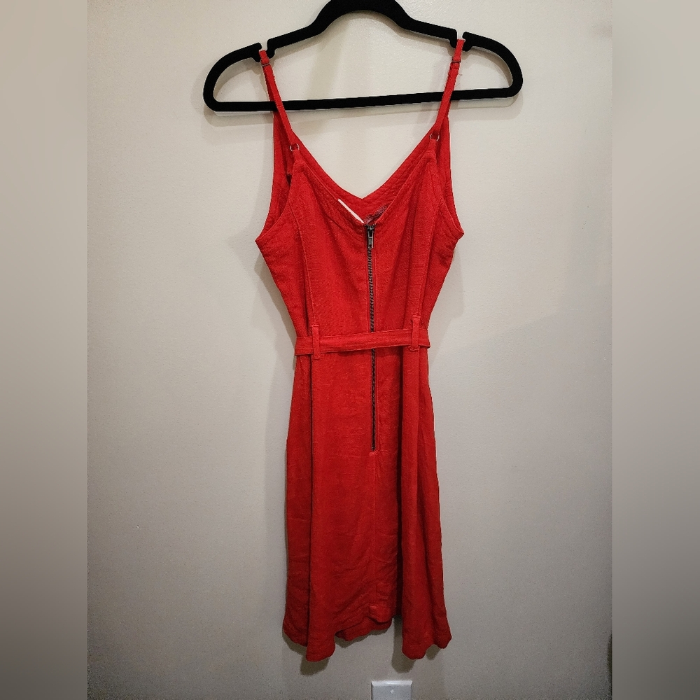 Universal Thread Linen Blend Red Shift Dress Belt… - image 8